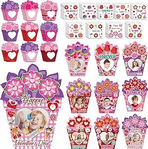 Amazon Pasimy 45 Packs Valentine S Day Craft Kits Valentines DIY