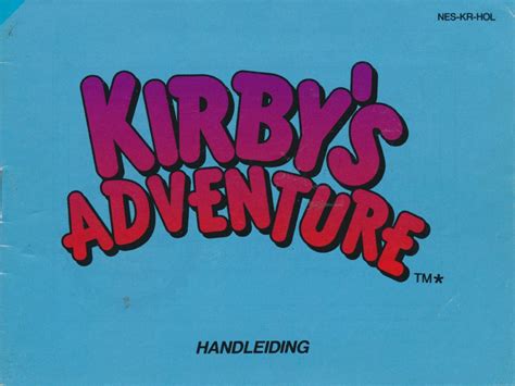 Kirby S Adventure Cover Or Packaging Material Mobygames