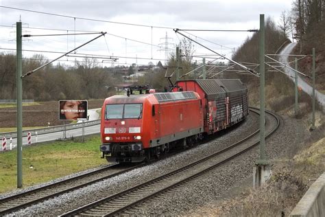 145 079 Mit Einem Geschlossenen Daimler Autozug Zwischen M Flickr