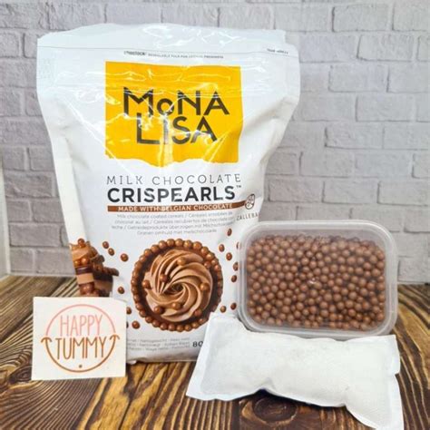 Jual Monalisa Crispearls Callebaut Milk Chocolate Repack Gr Di