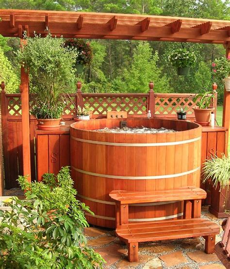 Cedar Wood Hot Tubs Custom Wood Hot Tubs Electric Or Gas Heat Hot Tub Outdoor Cedar Hot Tub