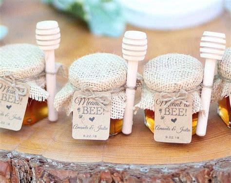 Meant To Bee Wedding Favor Tags Bridal Shower Favor Tags Thank You