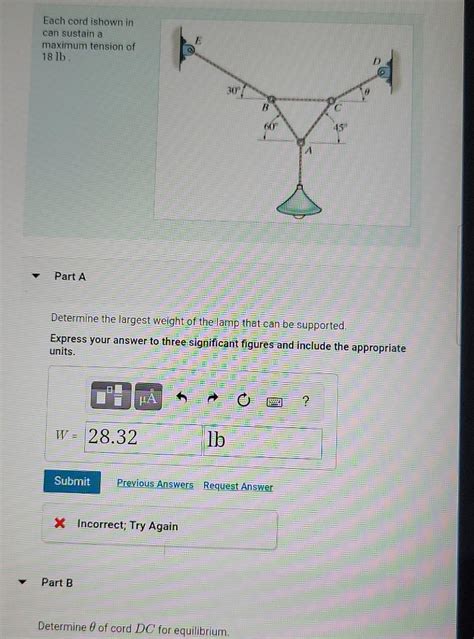 Solved Each Cord Ishown In Can Sustain A Maximum Tension Of Chegg