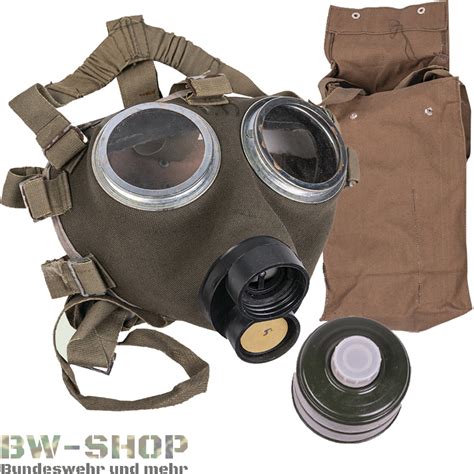 Original Ungar Armee Schutzmaske M Mit Filter Tasche Army Abc