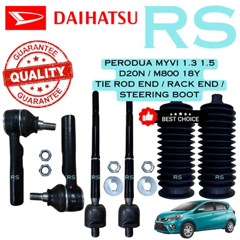 Perodua Myvi D N M Y Tie Rod End Rack End Steering Boot