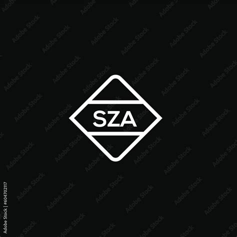 SZA letter design for logo and icon.SZA monogram logo.vector ...