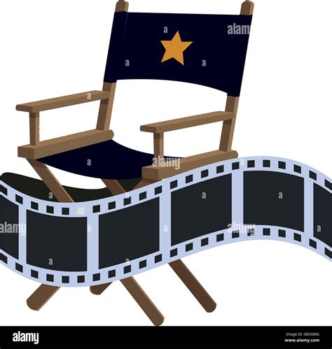 director chair cinema movie design Stock Vector Image & Art - Alamy