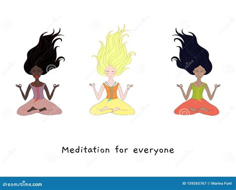 Benefits Of Meditation Concept Vector Illustration Relaxation Of Body