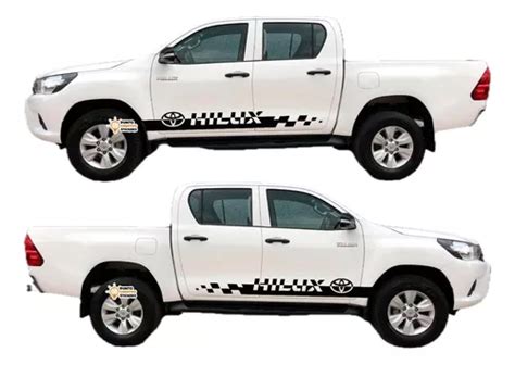 Calcomanias Stickers Hilux Toyota Franjas Logo