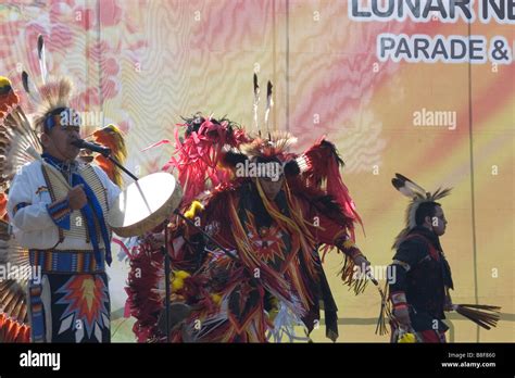 Native American Dance Troupe Perform Native American Eagle Spirit Dance