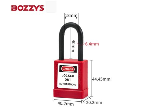 Steel Shackle Aluminum Safety Loto Padlocks Bozzys Wenzhou Boshi