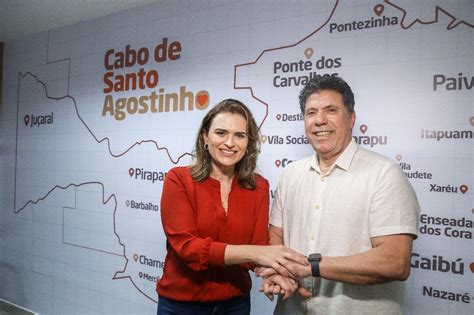 Marília Arraes oficializa Lula Cabral como pré candidato a prefeito do Cabo