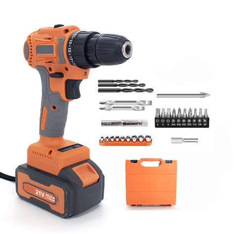 21v 2.0ah/4.0ah Powerful Hand Drilling Machine Cordless Drills Battery ...