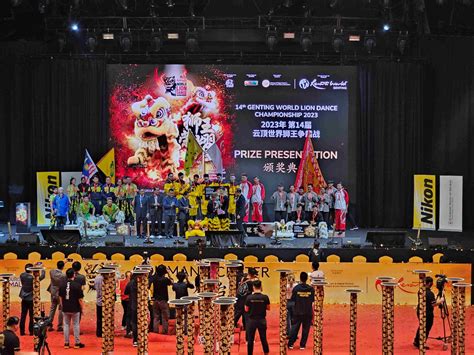 14th Genting World Lion Dance Championship 2023 Arena Of Stars Aug 5