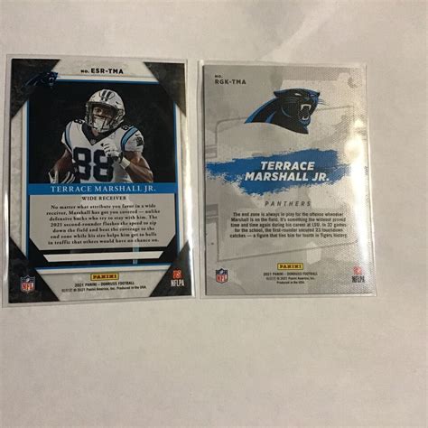 2021 Donruss Terrace Marshall Jr Elite Series Rookies Gridiron Kings