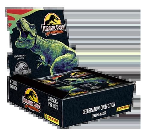 Panini Jurassic Park 30th Anniversary TC Trading Cards 1x Display Je