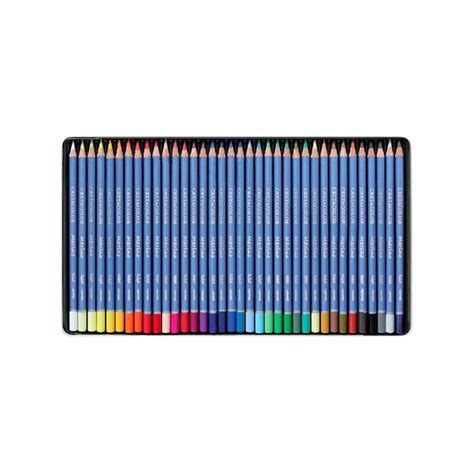 Set Crayons De Couleur Aquarellables Bo Te M Tal Marino Prix