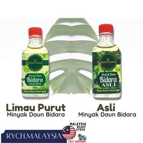 Shifa Herb Minyak Daun Bidara Asli Limau Purut 30ml Ready Stock Traditional Herb Oil Shopee