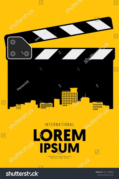 Movie Film Poster Design Template Background Stock Vector (Royalty Free) 1811358058 | Shutterstock