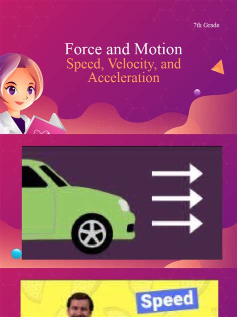 Speed Velocity And Acceleration Pdf Velocity Acceleration