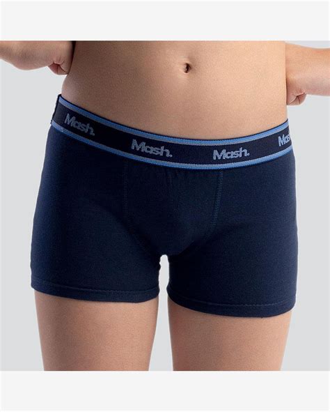 Riachuelo Kit 2 Cuecas Boxer Algodão Infantil Mash