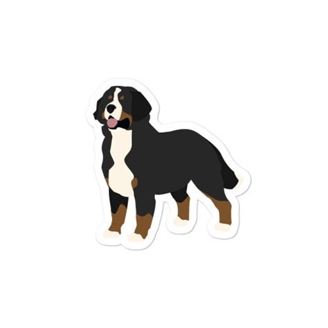 Bernese Mountain Dog Sticker Pack Waterproof Stickers I Etsy