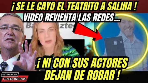 SE LE CAYO EL TEATRITO A SALINAS VIDEO REVIENTA LAS REDES NI CON