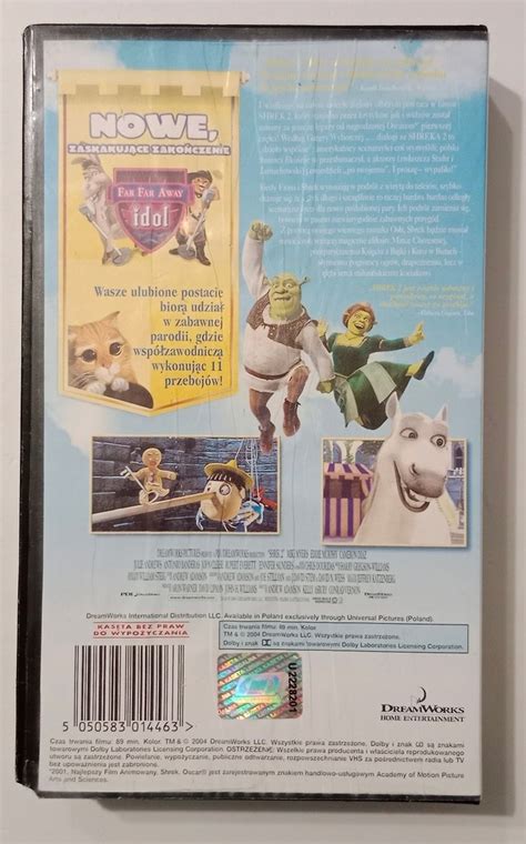 Kaseta Wideo Shrek 2 VHS 13195358366 Oficjalne Archiwum Allegro