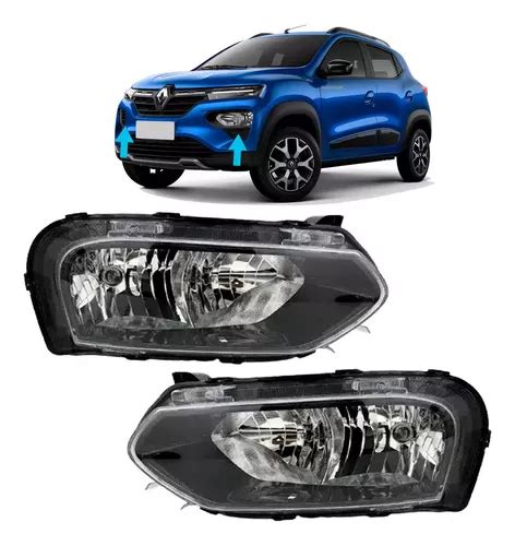 Farol Renault Kwid 2022 2023 2024 Inferior Sem Led Parcelamento Sem Juros