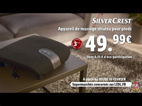 Pub Lidl Appareil De Massage Shiatsu Pour Pieds Silvercrest Suis Nous