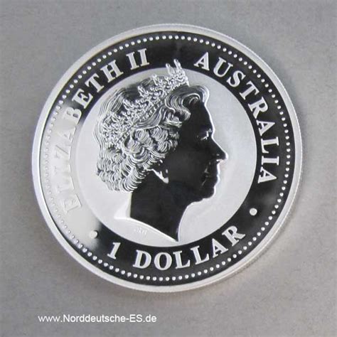 Australien Kookaburra Oz Silber Dollar Nes Edelmetallshop