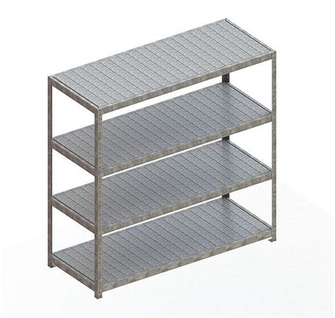 Meta Speed Rack Regal X X Mm Mit Stahlpaneelen Verzinkt