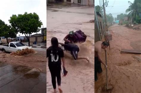 V Deo Chuva Intensa Surpreende Moradores E Causa Alagamentos Queda De