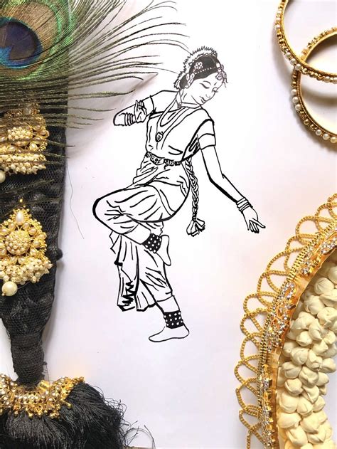 Bharatanatyam Sketch In 2024 Dance Art Drawing Pencil Sketches Easy