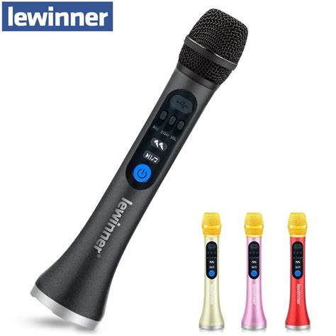 Microphones Lewinner L899 Karaoke 30W Mic Wireless Microphone