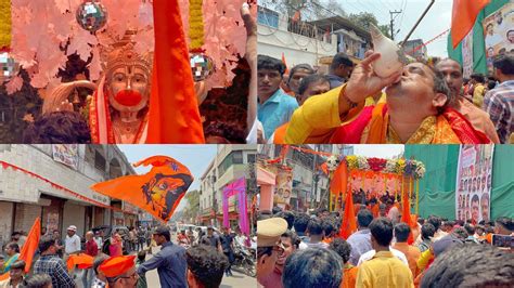 Shank Vallabh Anna At Hanuman Jayanti Shobha Yatra Bike Rally By