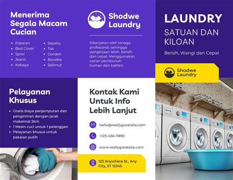 Halaman 8 Gratis Contoh Brosur Keren Canva