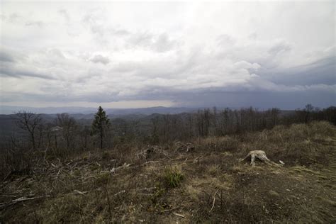 Mountainside Landscape at Sassafras Mountain, South Carolina image ...