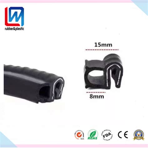 Car Door Rubber Seal Strip With Top Bulb Co Extrusion Rubber Profile