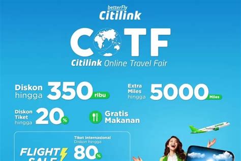 Diskon Tiket Pesawat Hingga Bri Dan Citilink Tawarkan Promo