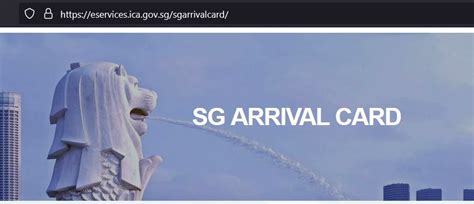 How To Obtain SG Arrival Card Online • The Gees Travel