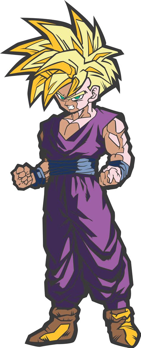 Download Super Saiyan Gohan Full Size Png Image Pngkit