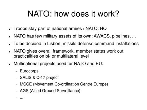 Ppt Nato Is Shaping Its Future On Its Next Summit In Lisbon Nato