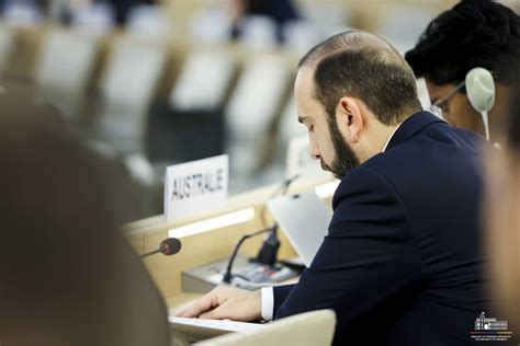 Statement Of The Foreign Minister Of Armenia Ararat Mirzoyan At The