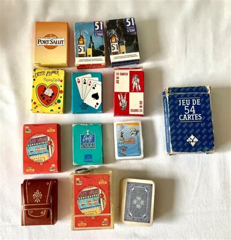 LOT DE JEUX de cartes anciens pour la plupart Lot à voir EUR 50 00