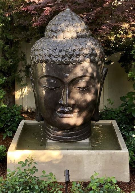 Best Selling Large Garden Buddha Head Fountain Perfect Water Feature