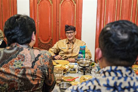 Sandiaga Uno Menparekraf Kolaborasi Lintas Sektor Perkuat Keberhasilan