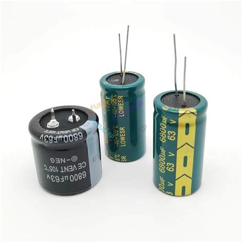 Pcs Good Quality V Uf Radial Dip Aluminum Electrolytic Capacitors