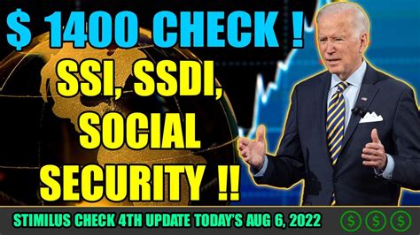 1400 Check Ssi Ssdi Social Security Stimulus Check Update