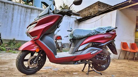 Suzuki Burgman Street Bs New Matte Red Colour All Changes